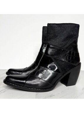 Jeffrey Campbell Caballeros Black Western Boot 6